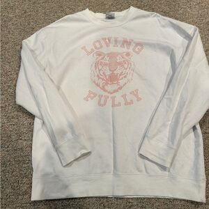 Living fully co 'Loving Fully' Tiger sweatshirt - size large